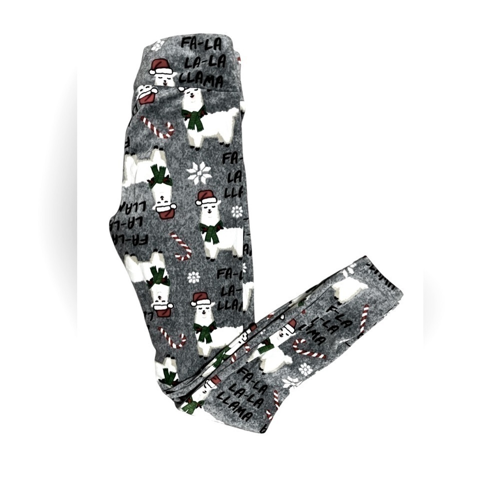 No Boundaries Christmas Leggings, Gray, SZ: 3-5